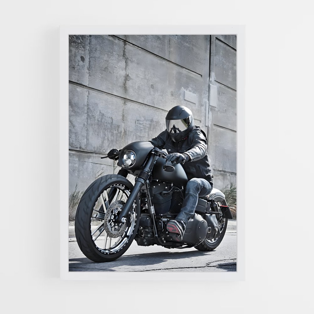 Poster Rider Urbain – affiche Harley-Davidson (vue 3)